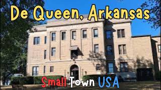 Exploring De Queen, AR: Quiet Streets, Town Square, Courthouse & Shirley’s Second-Hand Treasures