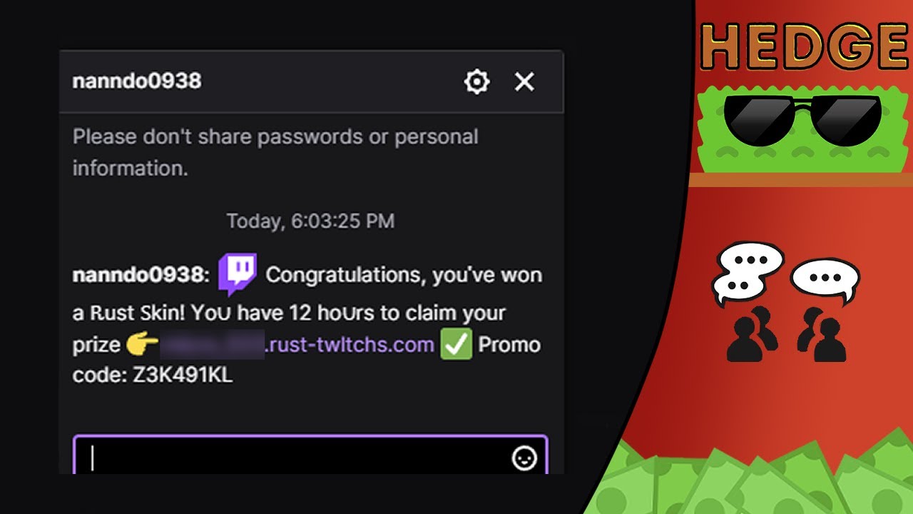 Beware of this Rust Twitch Drops Scam! - YouTube