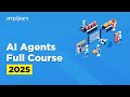 AI Agents Full Course 2025 | AI Agents Tutorial for Beginners | How to Build AI Agents | Simplilearn