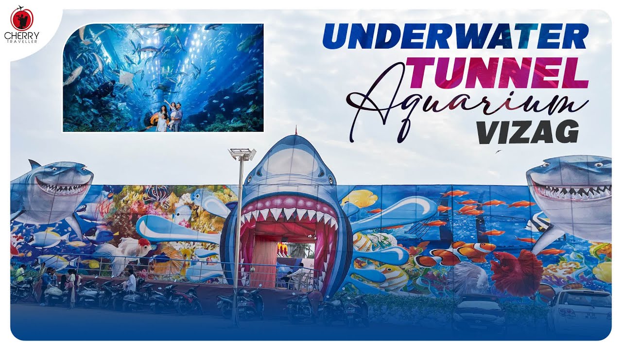Underwater Tunnel Aquarium || Vizag City Tour #19 || Cherry Traveller