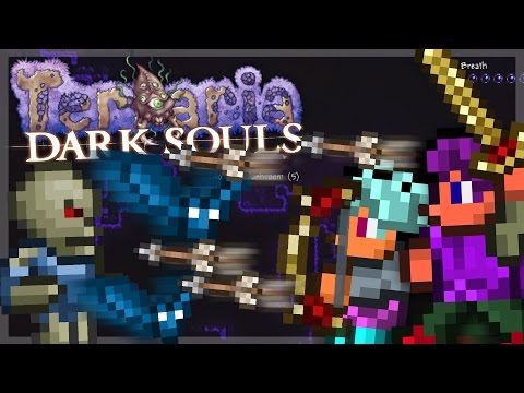 Грибы и ТЁМНЫЕ ДУШИ // Terraria Dark Souls - Avalon // CO-OP EP01