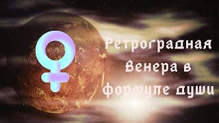 Ретроградная Венера в формуле души. Общая информация.