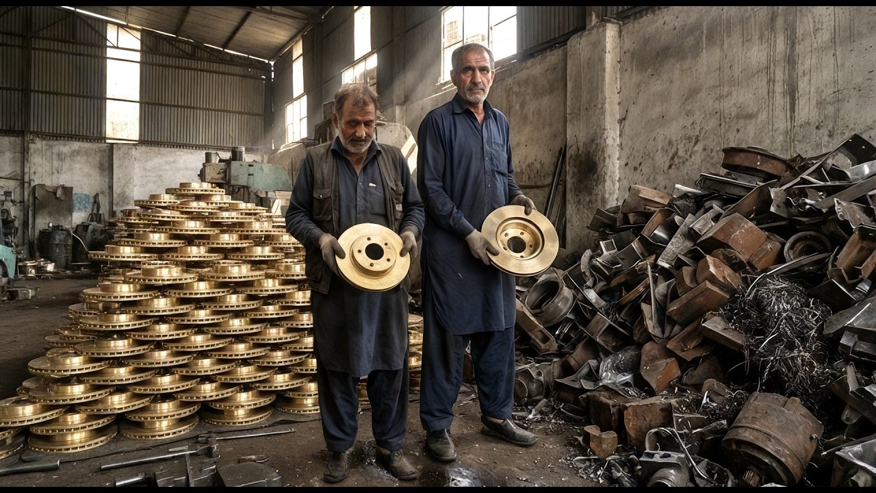 From Scrap Metal to Car Brake Disc | Automotive Manufacturing Process
