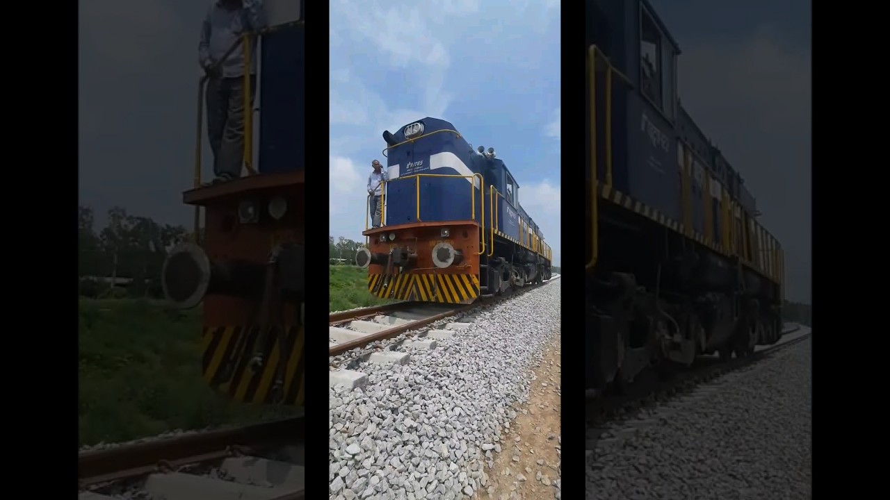 Loco Trial On Eastern Dedicated Freight Corridor |Yamunanagar |WDS6