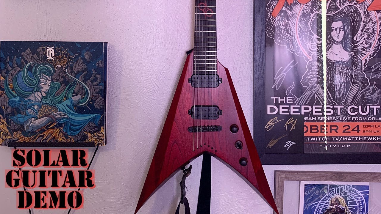 solar guitar v2 6 halloween