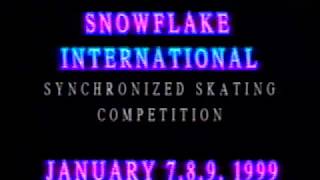 1999 Citizens Bank Snowflake International Synchronized Skating Competition Providence Ri