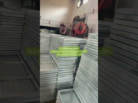 Maximum Safety. Upgrade your construction site with hot-dip galvanized anti-slip GI Walkway