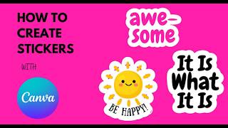 HOW TO CREATE STICKERS ON CANVA (EASY TUTORIAL-SMALL BUSINESS IDEA) screenshot 4