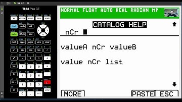 TI-84 CE Tutorial 49 Combinations and Permutations