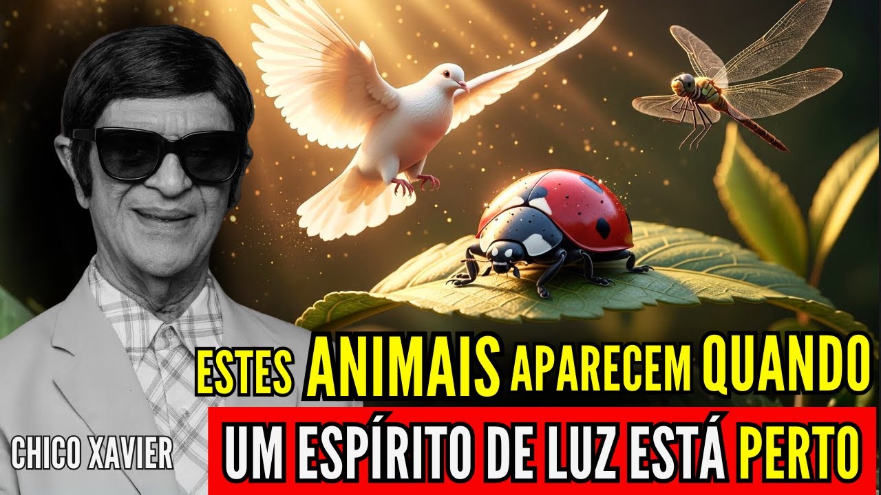 CHICO XAVIER REVELA: Estes 6 animais aparecem quando um Espírito de Luz se aproxima
