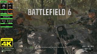 Battlefield 6 RTX A3000 (Performance Similar to RTX 2060) Laptop 4K Gameplay