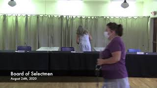 Board of Selectmen - 08-24-2020