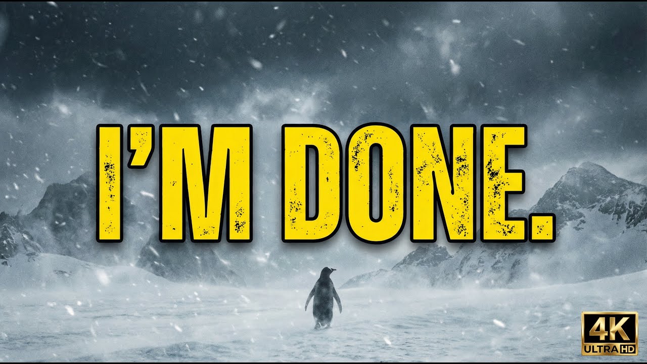 POV I'm Done | Nihilist Penguin 2026 Loop & Lofi Beats 4K 