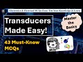 Transducers Made Easy! 43 MCQs to Master the Basics | Test Your Knowledge & Learn #transducer