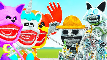 New Shin Smiling Critters Poppy Playtime Chapter 3 Vs All Zoonomaly Monsters In Garry