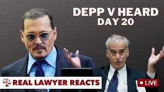 LIVE: Johnny Depp V Amber Heard - Day 20 Real Lawyers React