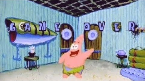 SpongeBob Squarepants: Supersponge (PS1) - Continue Screen (But it