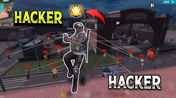 World Fastest Player - I Meet Hacker In Training Ground 🔥 Free Fire hacker - Garena Free Fire