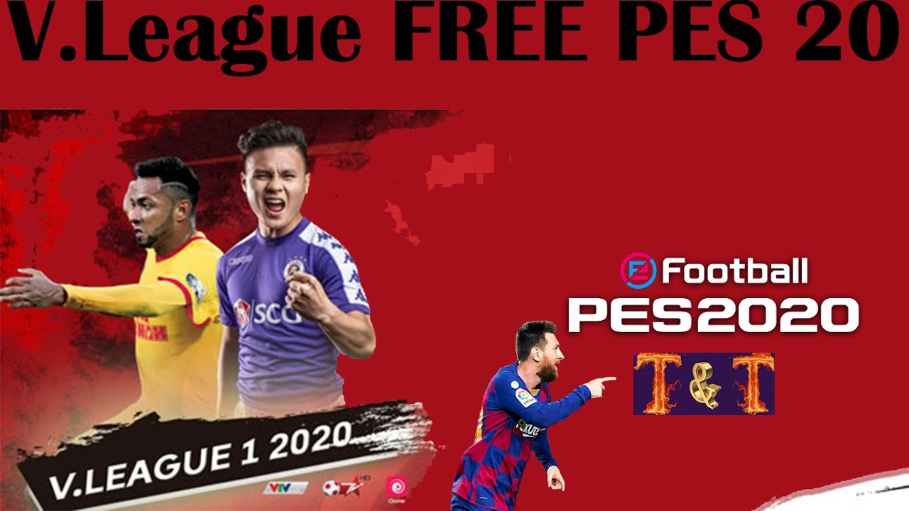 [DEMO] Cách Thêm LS V.league 1 2020 Vào PES 2020 Hoàn Toàn  