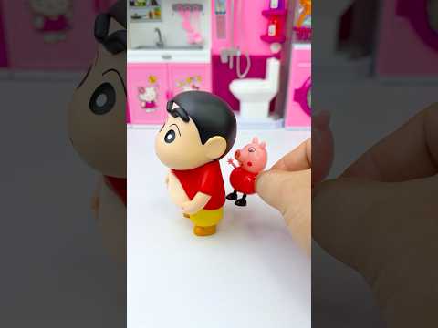 Shin Chan and friends Toy Fun ASMR#shorts #funny #asmr #satisfying