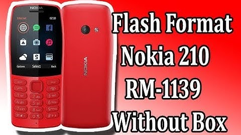 How To Flash Format Nokia 210 RM 1139 Without Box Tool