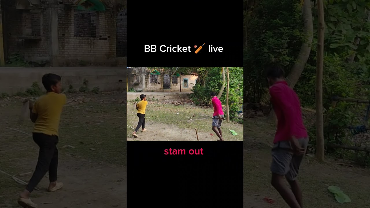 ( BB Cricket 🏏 live ) stem out 😲 