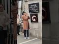 happy &amp; respectful tourist at horse guards #goviral