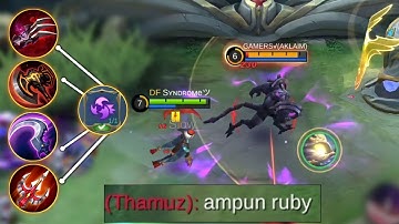 Item Ruby Paling Jenius Yang Pernah Ada Buat Lawan Thamuz - Top 1 Global Ruby