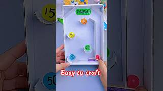 How to Make Pinball Game with Cardboard #shortvideo #youtubeshorts #diy