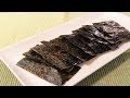 簡単美味しい 韓国のりの作り方|Korean seaweed kurashiru [クラシル]