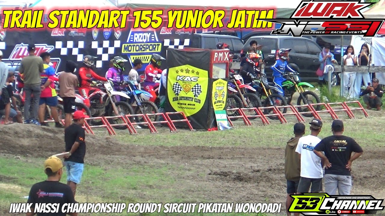 TRAIL STANDART 155 YUNIOR JATIM ‼️ IWAK NASSI CHAMPIONSHIP ROUND1 SIRCUIT WONODADI BLITAR 