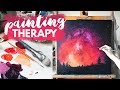 Depression | Art Therapy Painting Tutorial [REAL TIME]