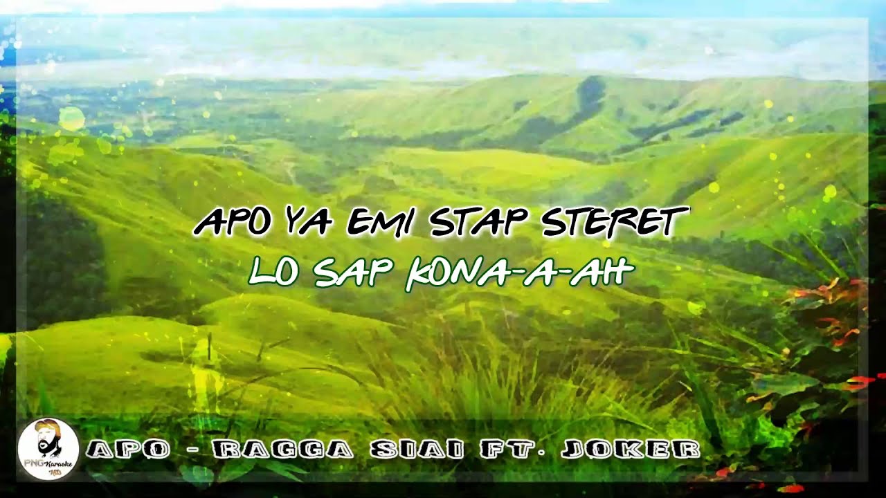 karaoke songs download Apo - Ragga Siai ft. Joker (Sing-along)