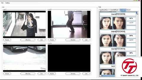 โปรแกรมตรวจจับวิเคราะห์ใบหน้าสำหรับการบันทึกลงเวลาเข้า-ออกงาน จาก TT SMART VISION