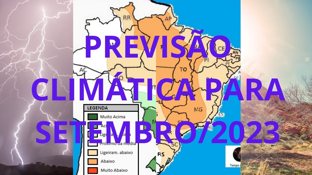 Previsão Climática para setembro/2023! | Tempo e Clima