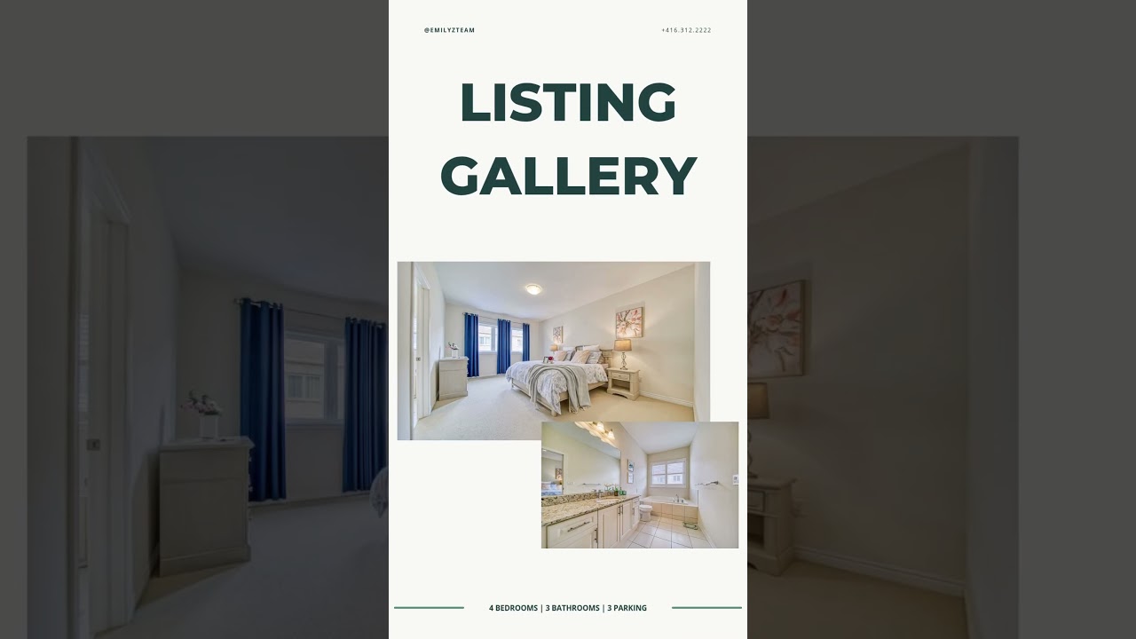 📍Upgraded 4-Bed Freehold Townhouse in Prestigious Aurora | 43 Durblee Ave