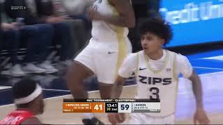 2025 MAC Men's Basketball Tournament: No. 1 Akron 96, No. 8 BGSU 67 Game Highlights