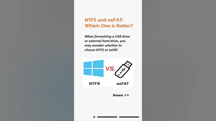 NTFS or exFAT? The Best Format for Your USB Drive 🤔 #comparison #best #format