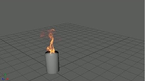 Maya Fire Effect Tutorial | Basic Fire Simulation in Maya | Animation Reference