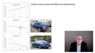 Measuring aerodynamic lift and downforce through suspension height sensors