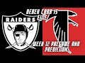 Raiders vs Falcons (Week 12 Pregame and News)