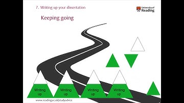 Writing up your dissertation