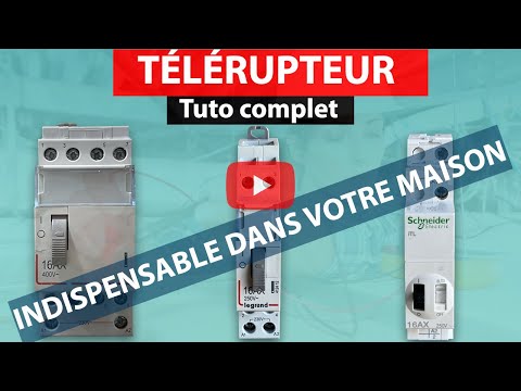 Telerupteur , branchement, câblage et installation - Tuto complet