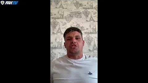 Scott Murrell with a message for the Fax faithful