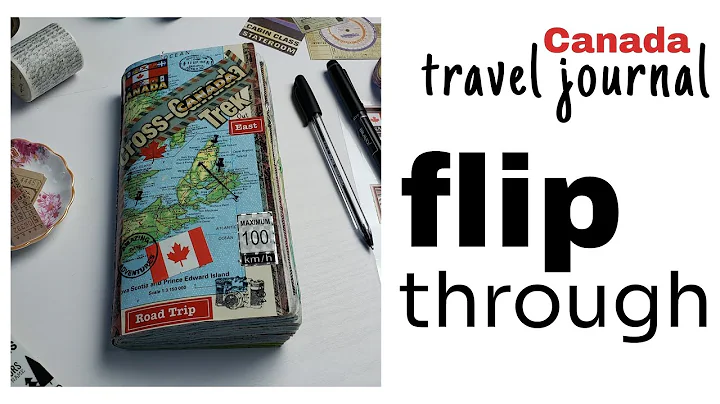 Canada Travel Journal FLIP THROUGH Vol.1 #traveljournal #journalflipthro...  #travelersnotebo...