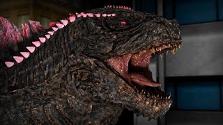 Godzilla Evolved Roar | Godzilla X Kong Blender Animation