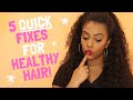 5 Quick Fixes for a Healthy Relaxed Hair Regimen!