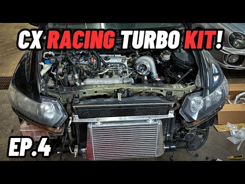 TURBO 8th Gen Honda Civic Build | Ep.4 (CX Racing Turbo Kit)