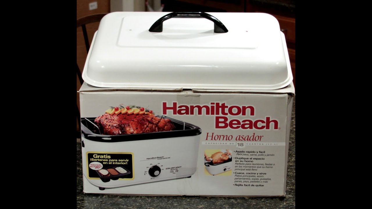 Vintage Hamilton Beach 18 Quart Roaster Oven Extra-Large Model 32180