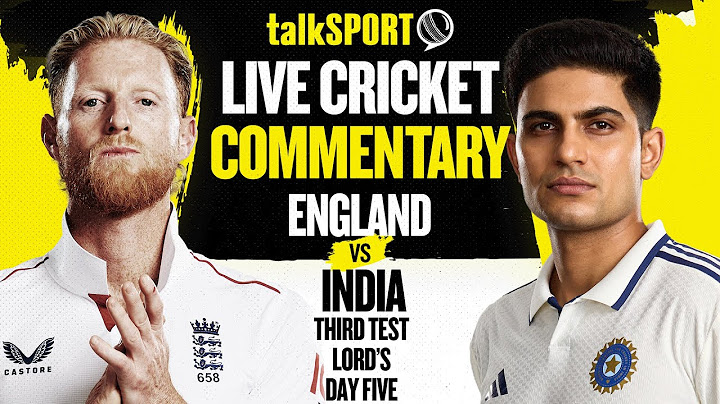 LIVE From Lord's: England v India Third Test - Day Five